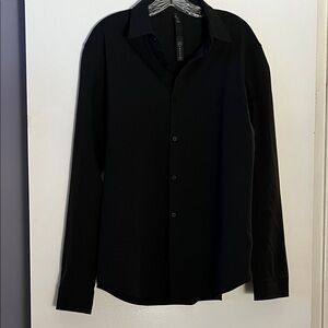 Lululemon Athletica Black Button-Up Shirt